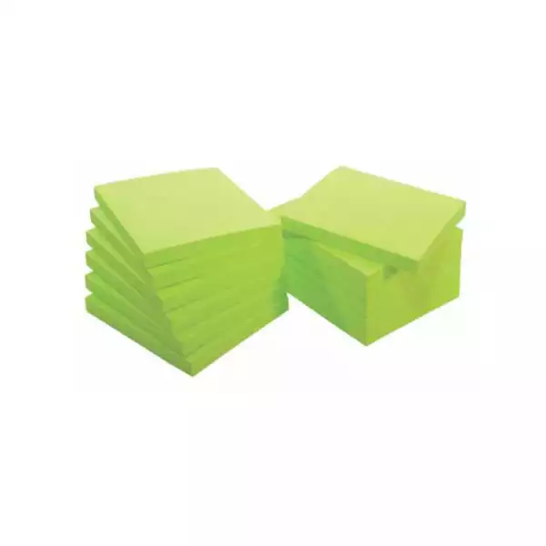 Fornax Samolepljivi listići Fornax NEON 80 lis, 75x75 zeleni 42163...