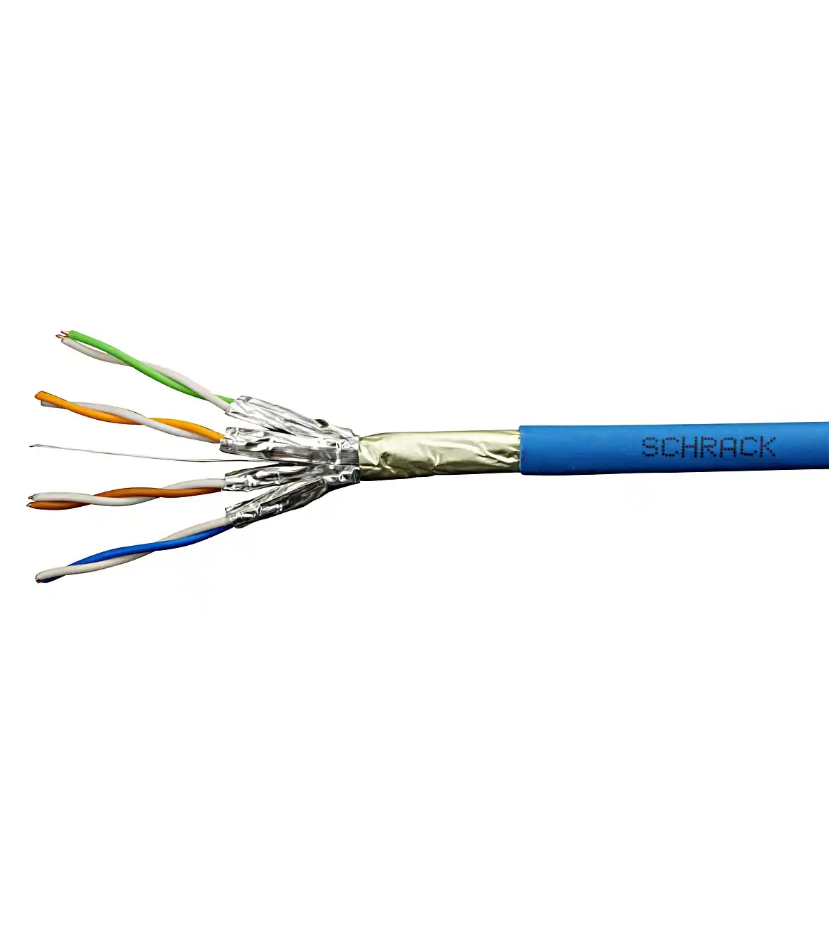 FTP cable CAT 6A F/FTP - 500 Mhz, 4x2xAWG-23, LSOH plavi Schrack HS...
