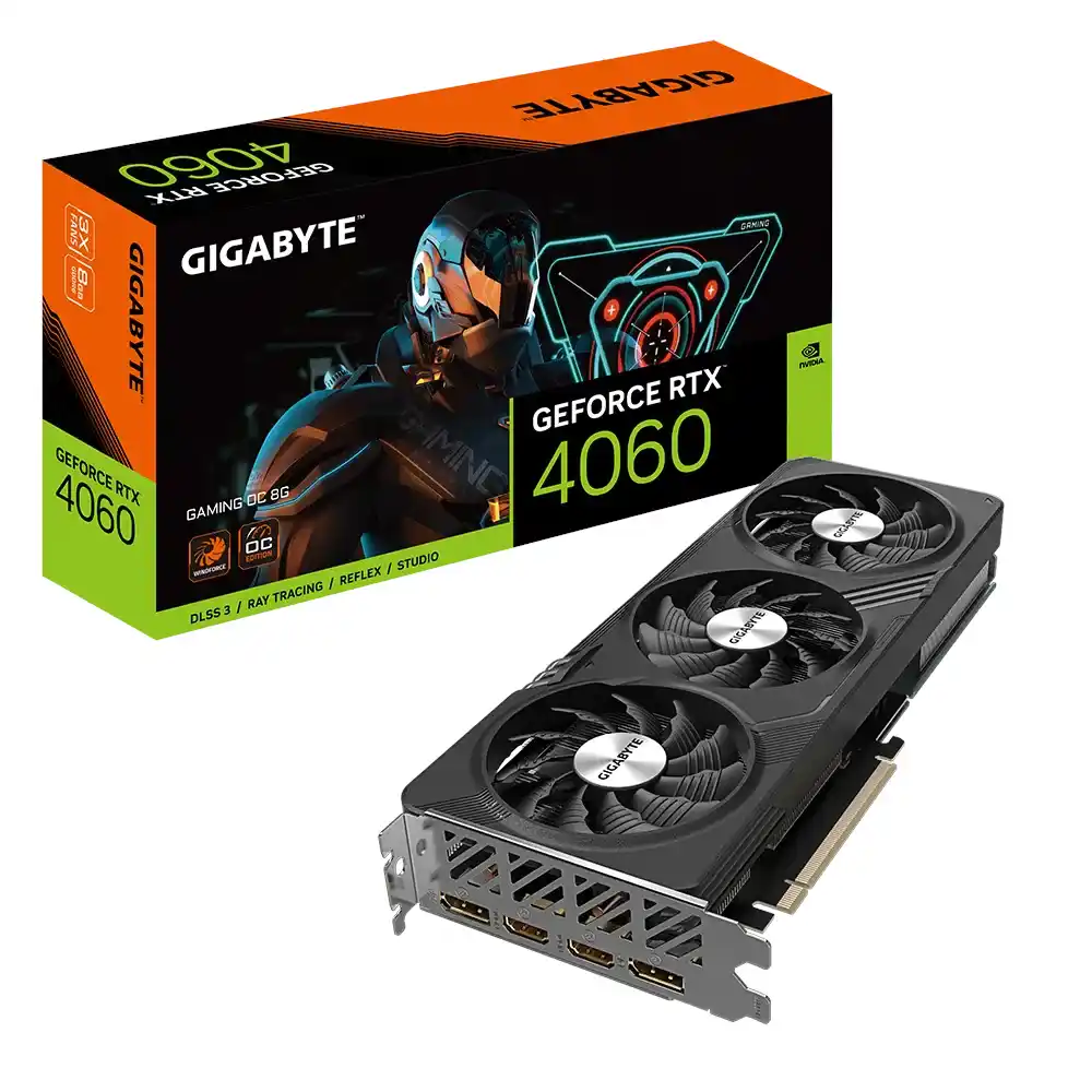 GIGABYTE nVidia GeForce RTX 4060 GAMING OC 8GB GV-N4060GAMING OC-8GD