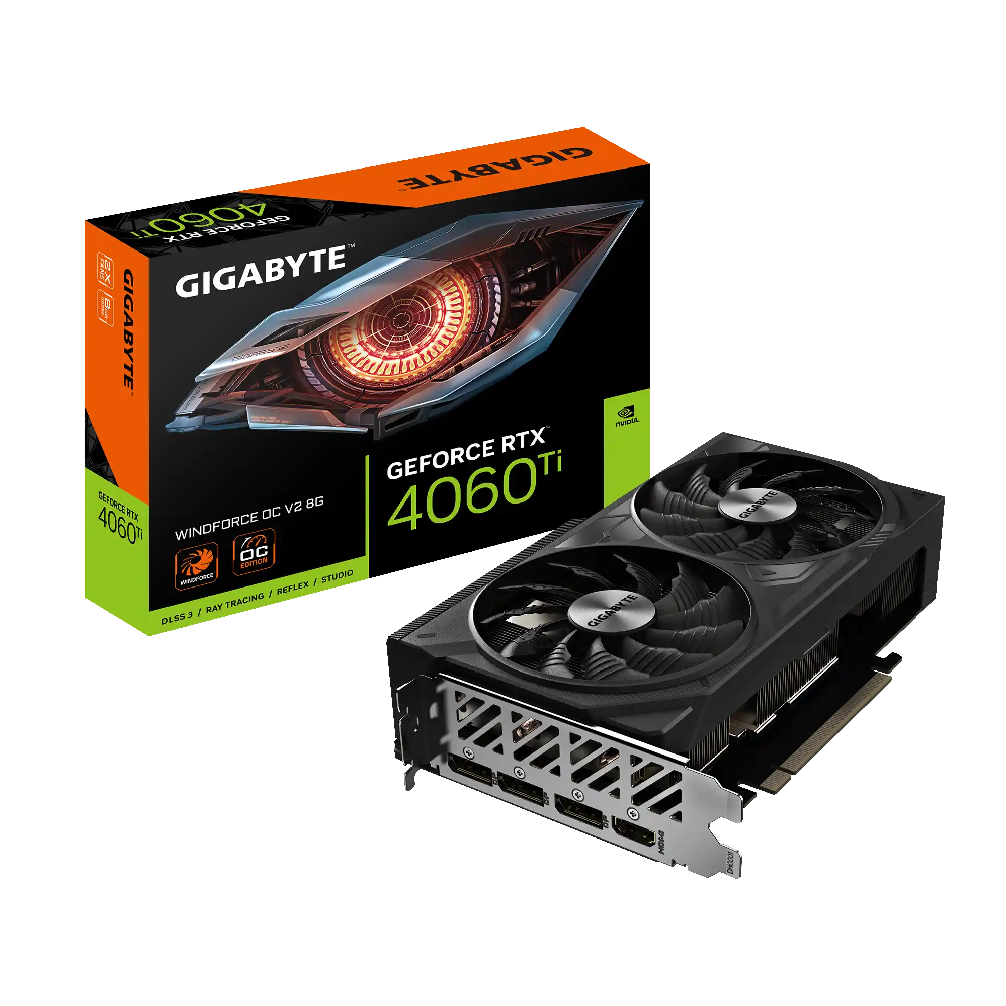 Graficka karta Gigabyte GeForce RTX 4060 Ti WINDFORCE OC V2  GDDR6 ...
