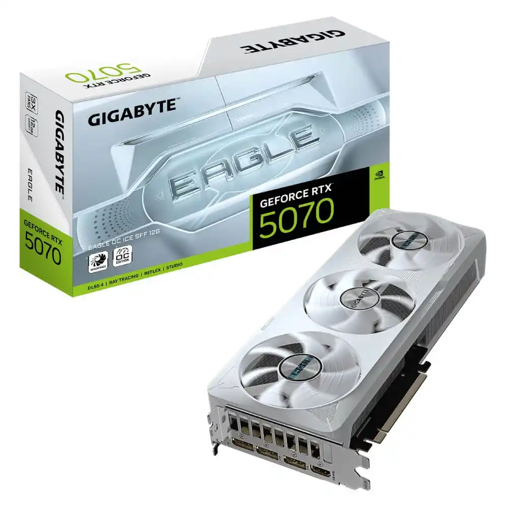 Graficka karta Gigabyte GeForce RTX 5070 Eagle OC ICE GDDR7 12GB 19...