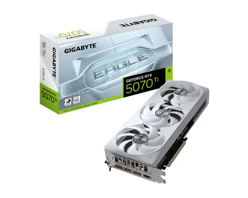Graficka karta GIGABYTE RTX 5070 Ti EAGLE OC ICE SFF 16GB GV-N507TE...