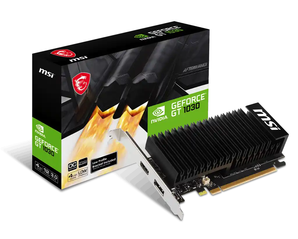 Graficka karta MSI GT1030 4GHD4 LP OC 4GB GDDR4