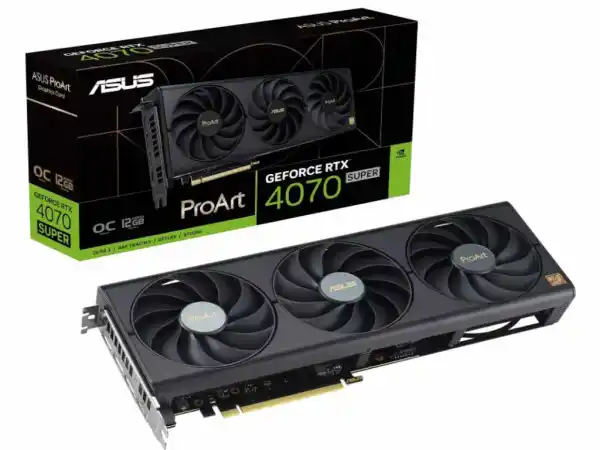 Grafička karta ASUS PROART-RTX4070S-O12G NVD12GBGDDR6X192bitcrna' ...
