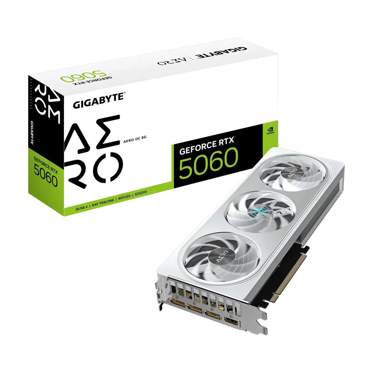 Grafička karta Gigabyte GeForce RTX 5060 Aero OC GV-N5060AERO OC-8...