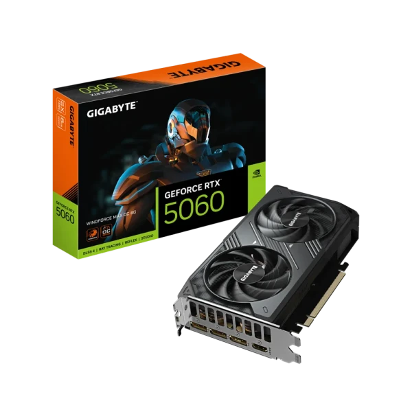 Grafička karta Gigabyte GeForce RTX 5060 Windforce OC GV-N5060WF2M...
