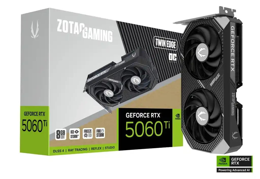 Grafička karta Zotac GAMING GeForce RTX 5060 Ti Twin Edge OC 8GB D...