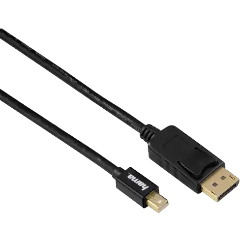 Kabl mini DP na DP v1.2, Hama 1.8m 4K 60Hz gold plated, double shie...