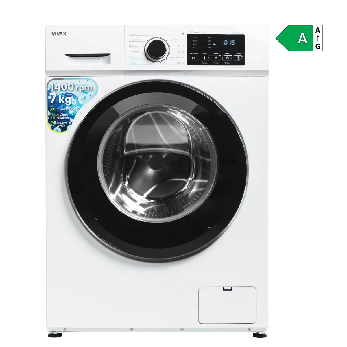 Mašina za pranje veša Vivax WFL-140712Cl  širina 60cm/kapacitet ...
