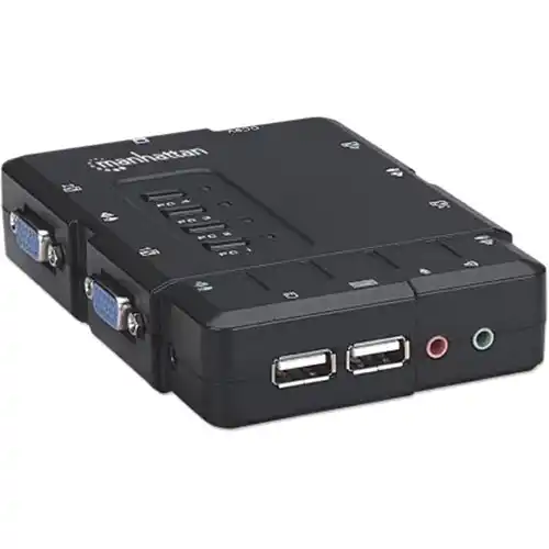 Manhattan Switch 4-Port KVM 1080p 151269