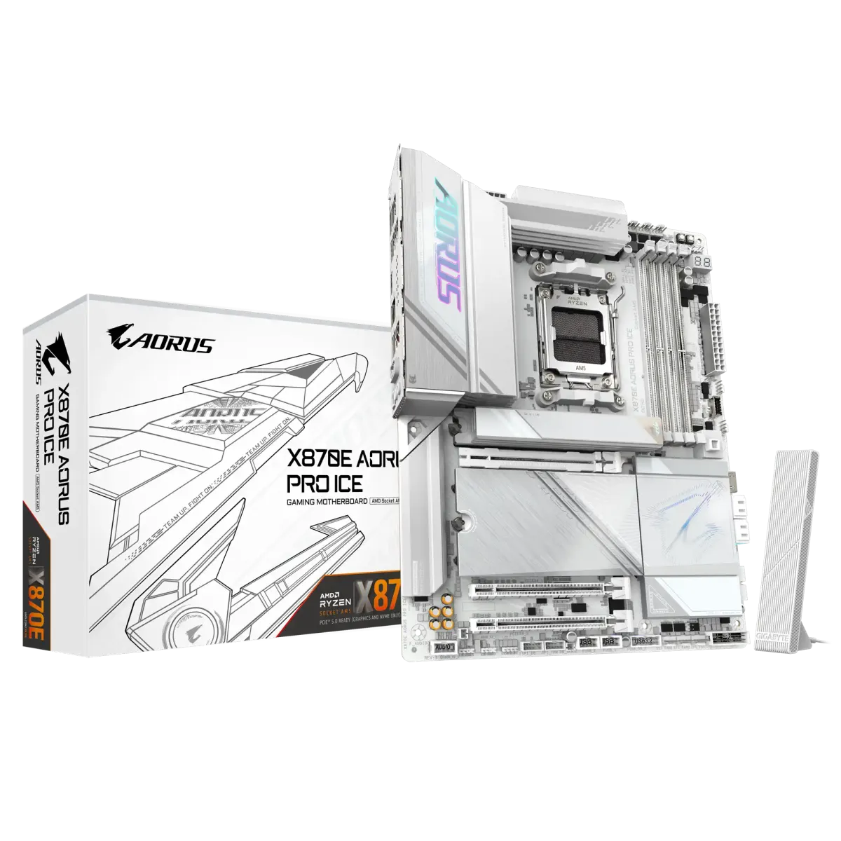 Matična ploča Gigabyte AM5 X870E Aorus Elite WIFI7 Ice