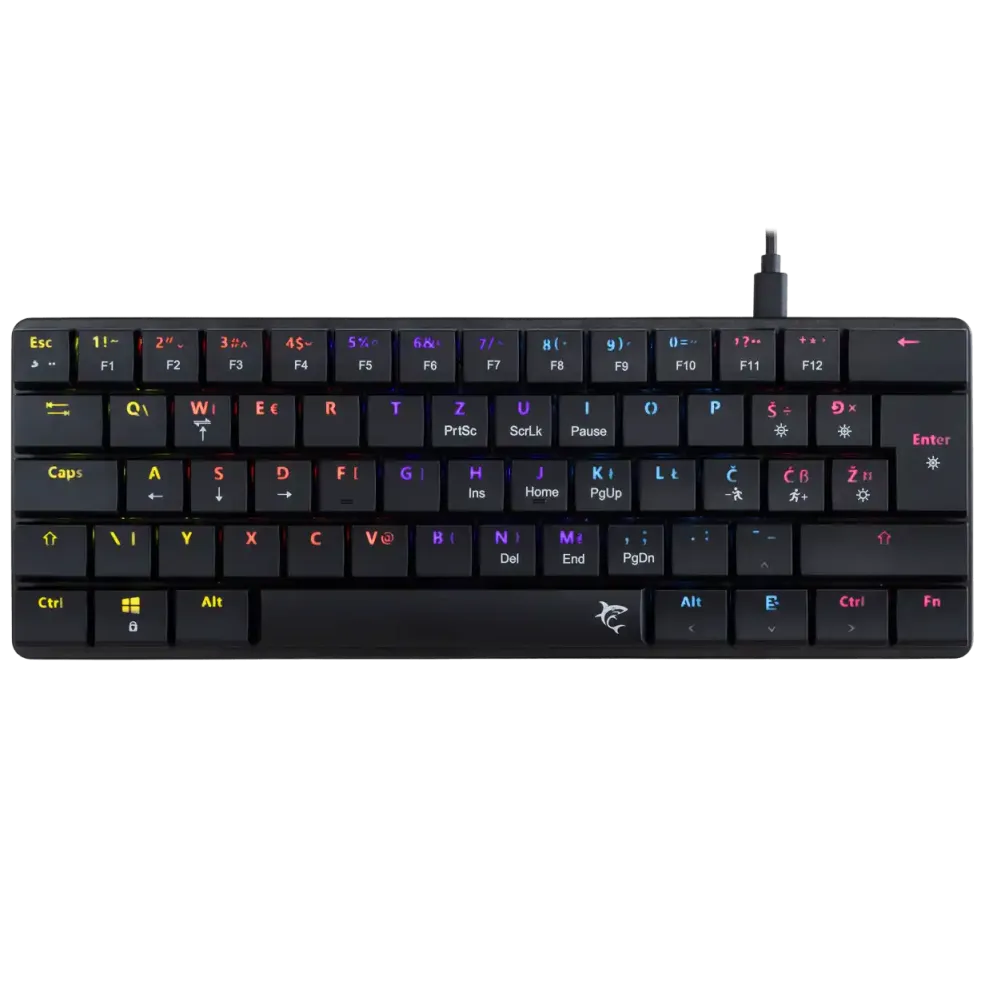 Mehanička tastatura White Shark Nagamaki GK 006112 Crna/Low Profil...