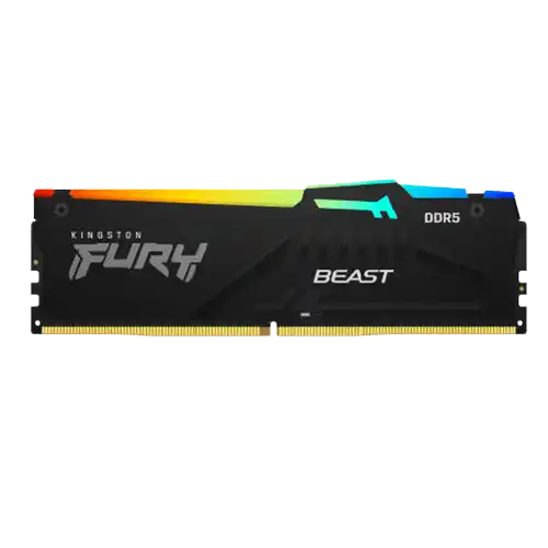 Memorija DDR5 8GB 5200MHz Kingston Fury Beast RGB KF552C40BBA-8