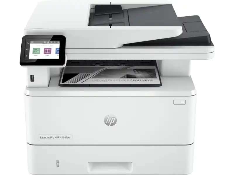 MFP HP LaserJet Pro 4103fdw/1200x1200/42ppm/512MB/LAN/WiFi/USB/DADF...