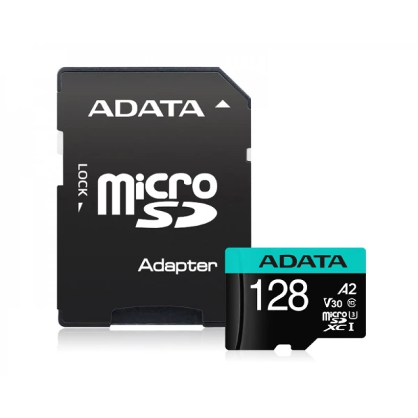 Micro SDXC 128GB A-Data Class 10 + adapter 100/85 MB/s AUSDX128GUI3...