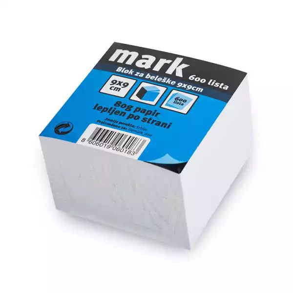 Savpo Blok za beleške 9x9x5cm MARK 600 lista, lajmovan  060183 ( B...