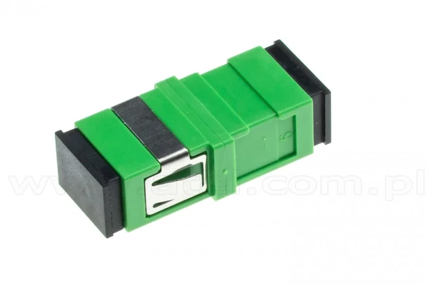 SC-APC / SC-APC singlemode simplex fiber adapter, APC (angle-polish...