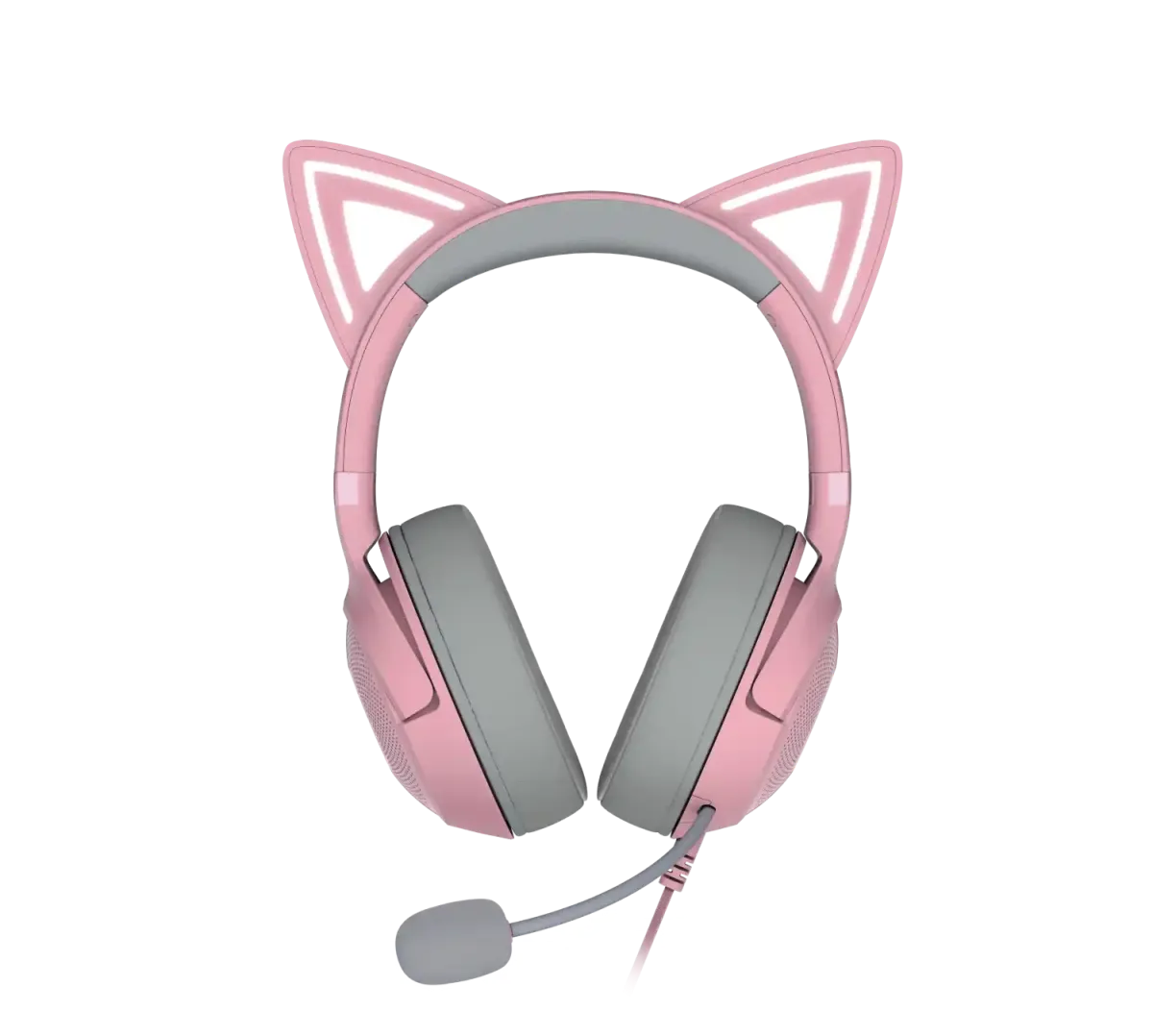 Slušalice sa mikrofonom RAZER Kraken Kitty V2 - Roze RGB