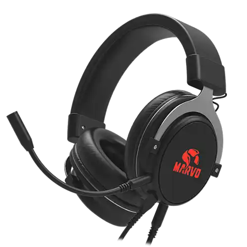 Slušalice sa odvojenim mikrofonom Marvo HG9052 7.1 RGB USB, crveno...