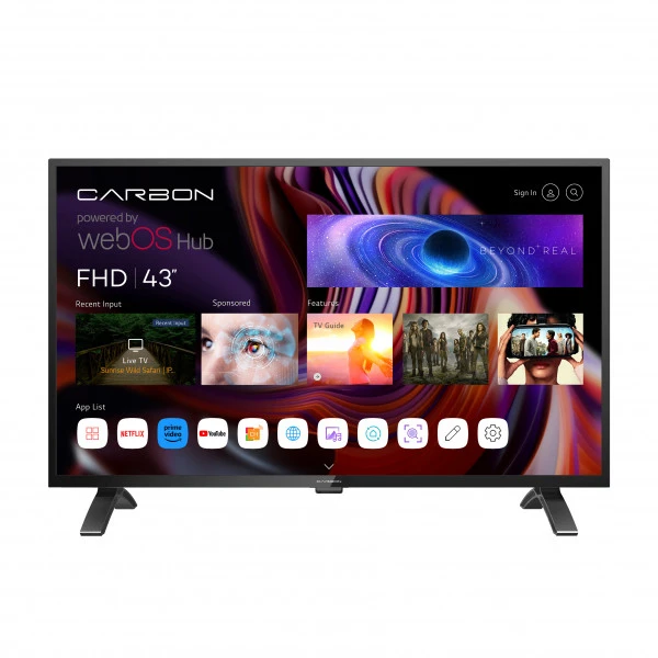 SMART LED TV 43 Carbon 43FHDSW 1920x1080/FHD/DVB-T2/Bluetooth/WiFi/...