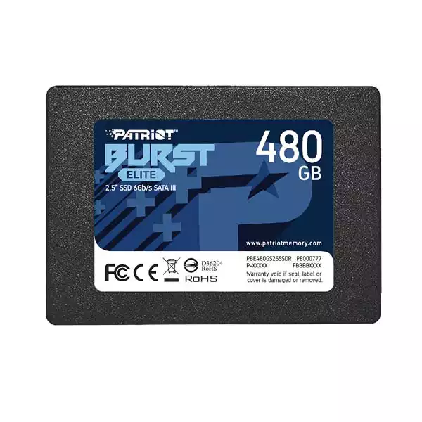 SSD 2.5 SATA3 6Gb/s 480GB Patriot Burst Elite 450MBs/320MBs PBE480G...