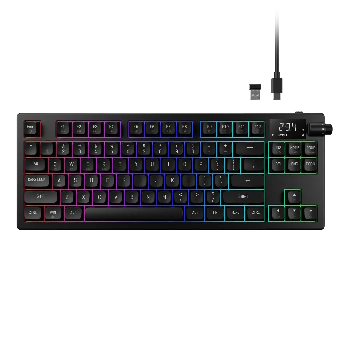 Tastatura Gamdias Hermes M7 Hybrid Mehanička RGB