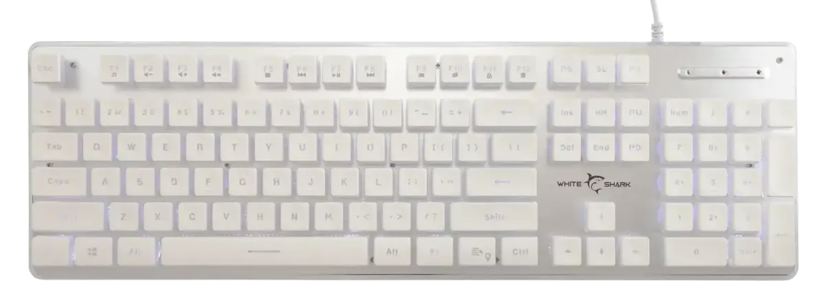 Tastatura White Shark GK 003241 TACHI White membranska US
