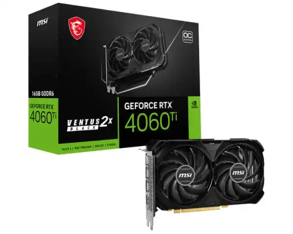 VGA MSI RTX 4060TI VENTUS 2X 16G OC