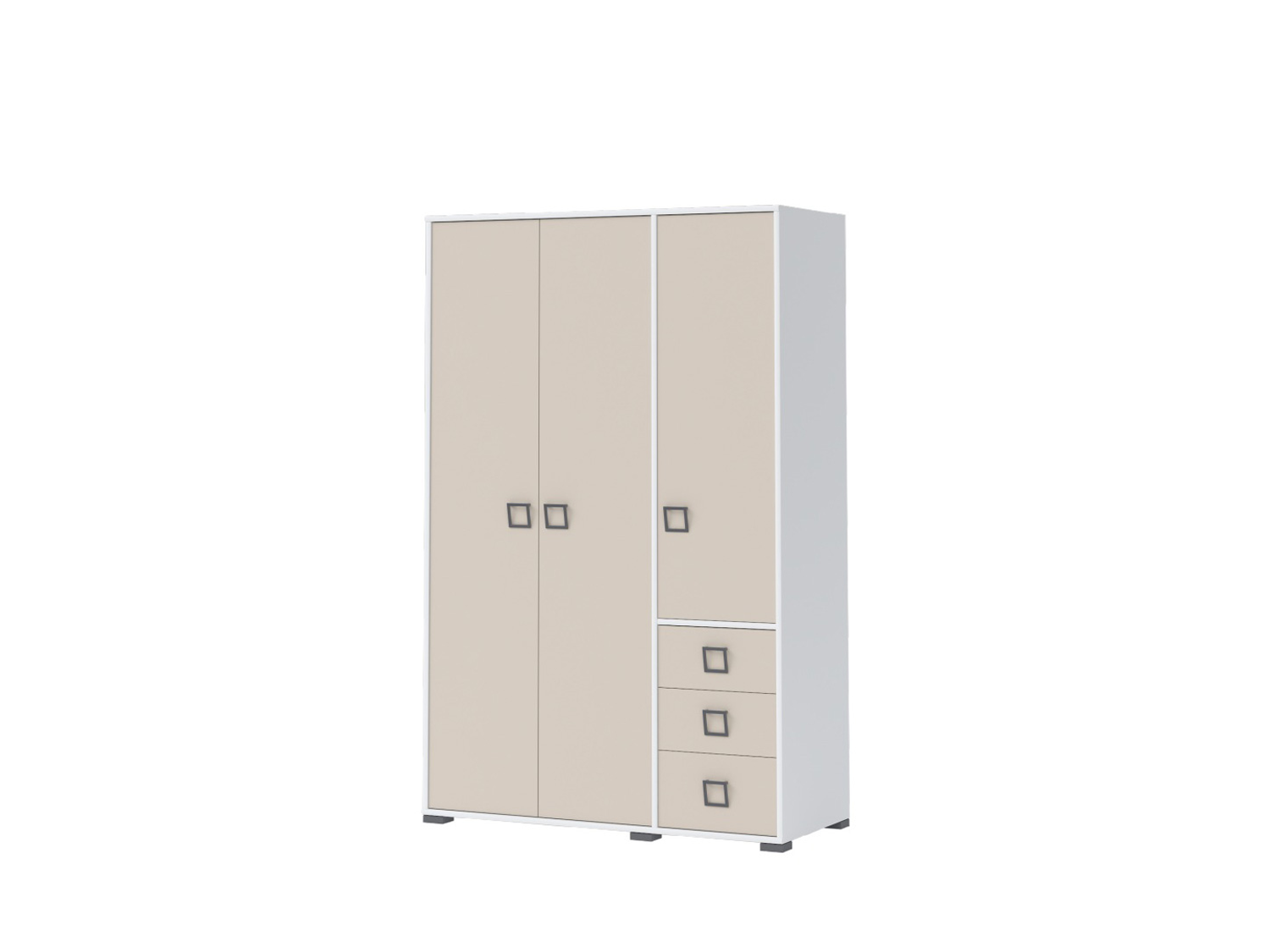 Garderober G33 belo/pesak