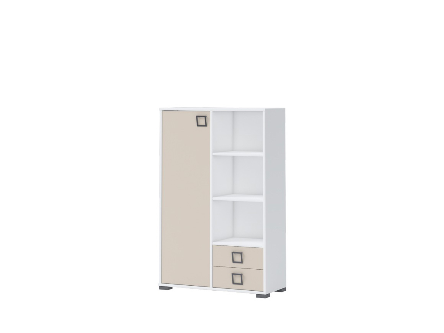 Komoda K12 belo/pesak