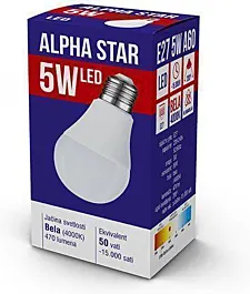 ALPHA STAR Sijalica LED ALPHA E27 5W