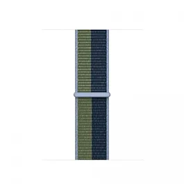 Apple Watch 41mm Band: Abyss Blue/Moss Green Sport Loop - Regular  (Seasonal Fall 2021)