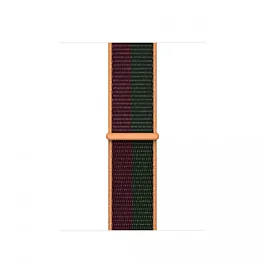 Apple Watch 41mm Band: Dark Cherry/Forest Green Sport Loop - Regular  (Seasonal Fall 2021)