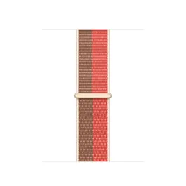 Apple Watch 41mm Band: Pink Pomelo/Tan Sport Loop - Regular  (Seasonal Fall 2021)