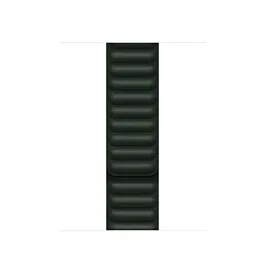Apple Watch 41mm Band: Sequoia Green Leather Link - M/L