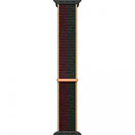 Apple Watch 45mm Band: Dark Cherry/Forest Green Sport Loop - Regular  (Seasonal Fall 2021)
