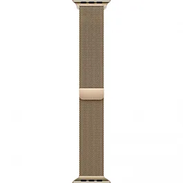 Apple Watch 45mm Band: Gold Milanese Loop