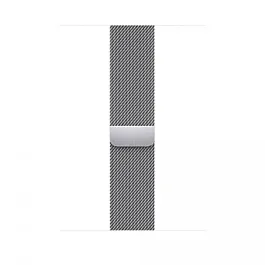 Apple Watch 45mm Band: Silver Milanese Loop