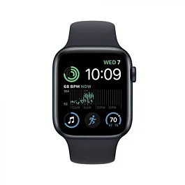 Apple Watch SE2 GPS 44mm Midnight Aluminium Case with Midnight Sport Band - Regular