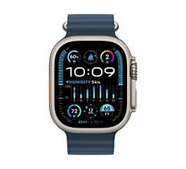 Apple Watch Ultra 2 GPS MREG3SE/A + Cellular, 49mm Titanium Case with Blue Ocean Band