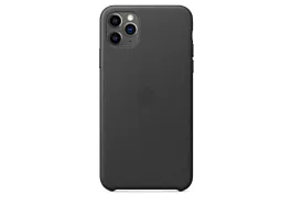 Apple Zaštitna maska za mobilni telefon iPhone 11 Pro Max Leather Case - Black