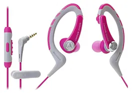 Audio-technica Slušalice sa mikrofonom ATH-SPORT1iS - Roze