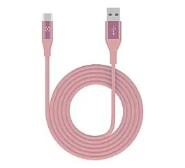 Celly Konverter kabl USB-A na USB-C (m/m) 3 m - Roze