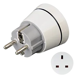 HAMA Adapter sa britanske na evropsku, UK (Bela) - 00121991