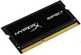 Kingston SODIMM DDR3 4GB 1600MHz HX316LS9IB/4 1.35V HyperX Impact Blac
