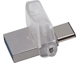 Kingston USB flash DataTraveler MicroDuo 3C DTDUO3C/64GB - Srebrni