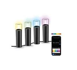KSIX BXOUTL2 Smart LED Spoljašnji set lampi RGBIC+W 4KOM