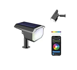 KSIX BXOUTL4S Smart LED Spoljašnja solarna lampa RGB+CCT