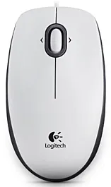 LOGITECH Žični miš M100, Beli
