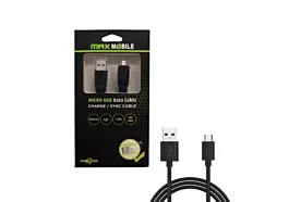 Max Mobile Kabl za brzo punjenje USB Flat 1,2 m - Crni